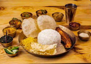Pujo Special Posto Bora Thali