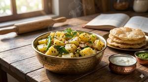 Suki Bhaji Farali Potato Bhaji