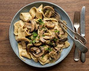 Wild Mushroom Stroganoff
