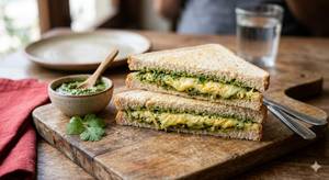 Regular Cheese Chutney Sandwich