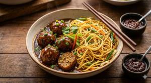 Manchurian + Noodles