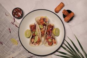 Crunchy Paneer - Soft Tacos X 3