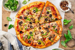 8" Veggie Pasta Pizza