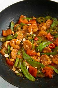 Pan Fried Schezwan Prawn