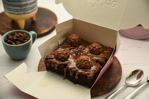Nutella Rocher Brownie [Box Of 4, 2 Inches]