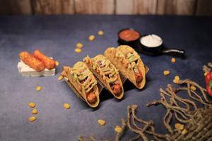 Crunchy Paneer Crunchy Tacos X 3