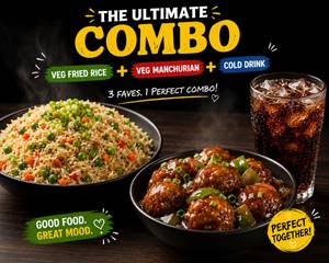 Fried Rice Manchurian Combo