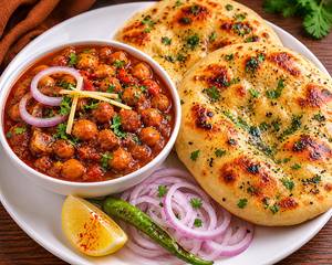 Chole With 2 Kulcha