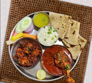 Chicken Masala Thali