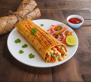 Grilled chicken cheese roll