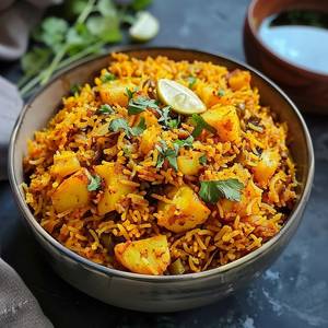 Aloo biryani