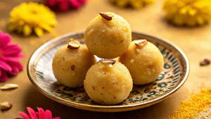 Ghee Ladoo (Homemade)