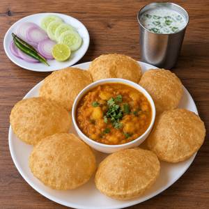 Puri Bhaji [2 Puri]
