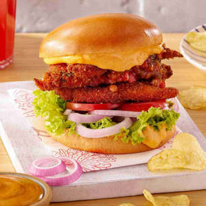 Chicken Rocky Road Burger