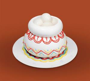 Rosogolla Hnari Cake [600 Grams]