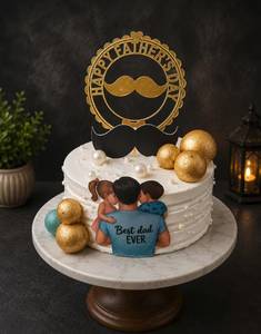 Happy Fathers Day Fresh Mango Cake