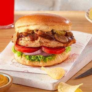 Chicken Steak Burger Mush