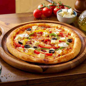 Cottage cheese & bell pepper Pizza