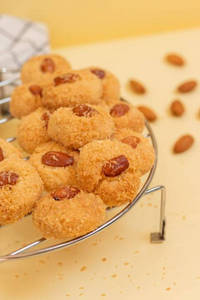Coconut Badam Cookies