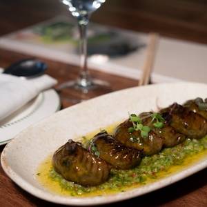 Yaki Gyoza with Chimichuri Sauce