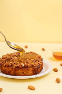Honey Almond Dry Cake