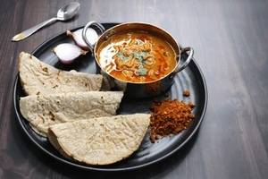 Combo 4 (masala Sev Bhaji + Jira Rice + 4 Roti)    