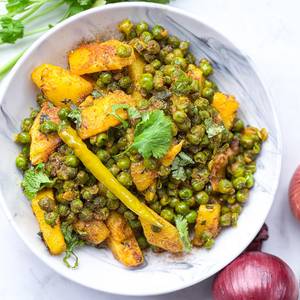 Aloo Matar Dry