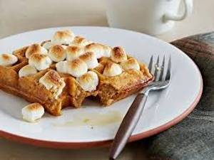 Marshmallow waffle