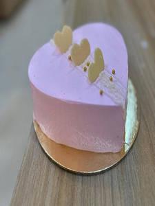 Strawberry Heart Cake
