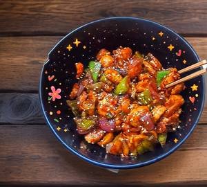 Baby Corn Mushroom Chilli