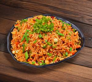 Juicy Chilli Garlic Rice [Veg]