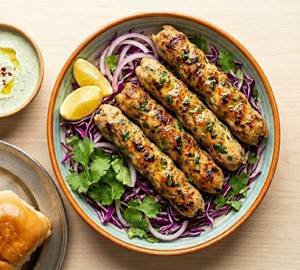 Smoky Chicken Seekh Kabab (2 Pcs)