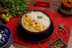 Kadhi Pakori Rice Bowl