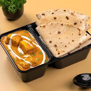 Kadhai Paneer With Lachha Paratha/ Butter Naan/ Missi Roti/ 2 Plain Roti