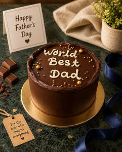 Father's Day Special Chocolate Indulgence Cake (350 Grams)