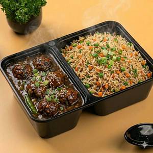 Manchurian Gravy With Fried Rice