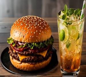 Classic Burger + Mocktail