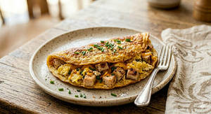 High Protein Chicken Breast Omelette
