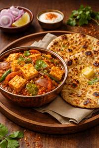 Paneer Do Pyaza With 2 Butter Tandoori Roti