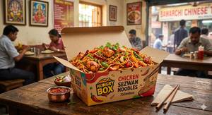 Chicken Sezwan Noodles (750mlbox)