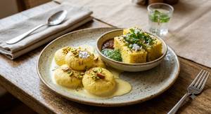 Rasmalai Dhokla combo                