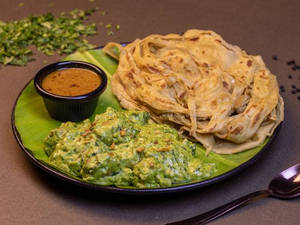 2pc Wheat Parotta Coriandor-chicken