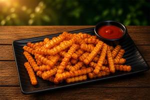 Crinkle Peri Peri Fries