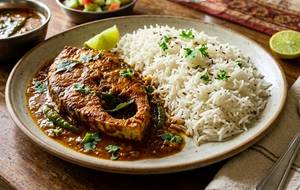 1 pc Fish Masala with Rice