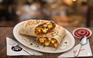 Chilli Paneer Tortilla Wrap