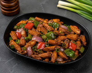 Crispy Babycorn Chilli