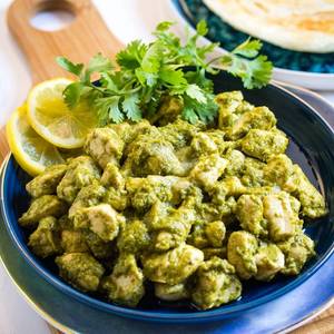 Chicken Tawa Fry Green Masala