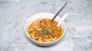 Chicken Thukpa Chowmein Soup