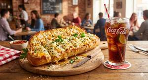 Garlic Bread Supreme + Coke 