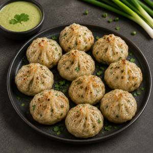 Veg Afghani Momos (10 Pieces)